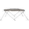 vidaXL Toit bimini à 4 arceaux parois latérales 243x(200-213)x137 cm