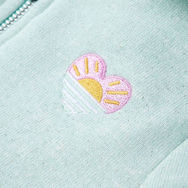 Sweatshirt &agrave; capuche avec fermeture &eacute;clair pour enfants 140