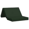 vidaXL Canap&eacute;-lit pliable 80 x 67 x 45 cm Vert fonc&eacute;