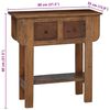 vidaXL Table console bois de r&eacute;cup&eacute;ration m&eacute;lang&eacute; 80x35x80 cm