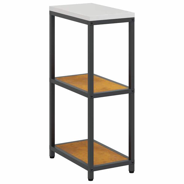vidaXL Rangement de cuisine avec &eacute;tag&egrave;re Rouill&eacute; 60 x 50 x 92 cm Acier