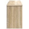 vidaXL Porte-manteau mural avec &eacute;tag&egrave;re Ch&ecirc;ne Sonoma 80 x 20 x 30 cm