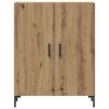 vidaXL Buffet chêne artisanal 69,5x34x90 cm bois d'ingénierie