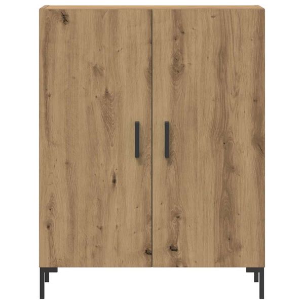 vidaXL Buffet chêne artisanal 69,5x34x90 cm bois d'ingénierie
