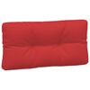vidaXL Coussins de palette lot de 3 rouge tissu