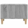 vidaXL Table basse Sonoma gris 60x50x36,5 cm Bois d'ingénierie
