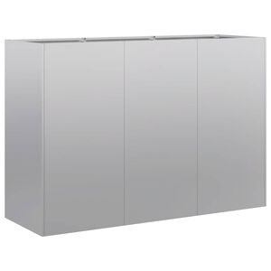 vidaXL Jardini&egrave;re 120x40x80 cm acier galvanis&eacute;