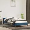 vidaXL Cadre de lit sans matelas bleu foncé 80x200 cm velours
