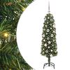 vidaXL Sapin de No&euml;l artificiel Vert 120 cm PVC et acier et plastique