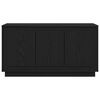 vidaXL Buffet Ch&ecirc;ne noir 102 x 35 x 55 cm Bois d'ing&eacute;nierie