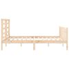 vidaXL Cadre de lit sans matelas 160x200 cm bois massif de pin