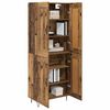 vidaXL Haut Armoire Bois Ancien 69,5 x 34 x 180 cm Bois d'ing&eacute;nierie