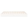 vidaXL Cadre de lit sans matelas blanc bois massif 120x200 cm
