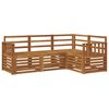 vidaXL Ensembles de canap&eacute;s 4 pcs Naturel Bois d'Acacia Massif