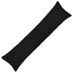 vidaXL Housse de coussin HEERLEN Noir 40 x 145 cm Boucl&eacute;