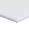 vidaXL Surmatelas Blanc 120 x 200 cm Tissu Jacquard