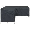 vidaXL Housse pour meubles Noir 250 x 180 x 80 cm Tissu Oxford 210D