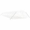 vidaXL Serre avec cadre en acier blanc 90 m&sup2; 18x5x2,3 m