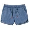 vidaXL Short pour enfants bleu denim 116