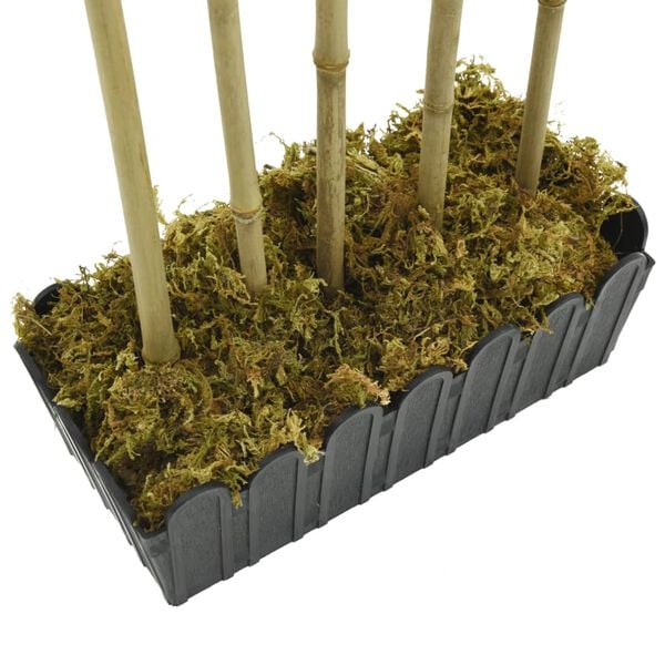 vidaXL Bambou artificiel 730 feuilles 120 cm vert