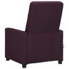 vidaXL Fauteuil de massage Violet Tissu