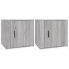 vidaXL Tables de chevet 2 pcs Sonoma gris 50x39x47 cm