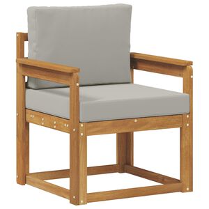 vidaXL Canap&eacute; d&rsquo;ext&eacute;rieur Bois d'acacia massif et polyester