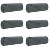 vidaXL Couvertures &agrave; jeter 6 pc Gris fonc&eacute; 280 x 210 cm 4.88 kg