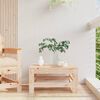 vidaXL Repose-pied de jardin bois de pin massif