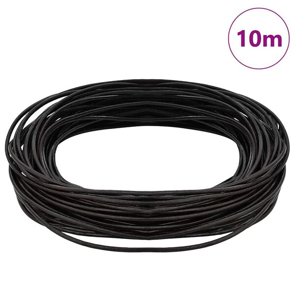 vidaXL Corde en Cuir Marron fonc&eacute; &Oslash;1,5 mm x 10 m Cuir