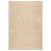 vidaXL Tapis ZIZUR beige 200x290 cm aspect de jute int&eacute;rieur ext&eacute;rieur