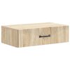 vidaXL Table d'appoint murale Ch&ecirc;ne Sonoma 59 x 34,5 x 17 cm