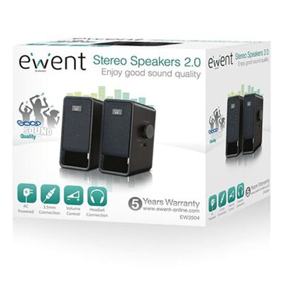Ewent - haut-parleurs stéréo 2.0