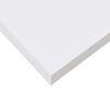 vidaXL &Eacute;tag&egrave;re murale flottante 2 pcs Blanc brillant 40x23x3,8 cm MDF
