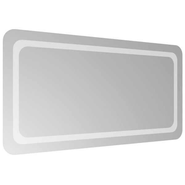 vidaXL Miroir de salle de bain &agrave; LED 50x100 cm