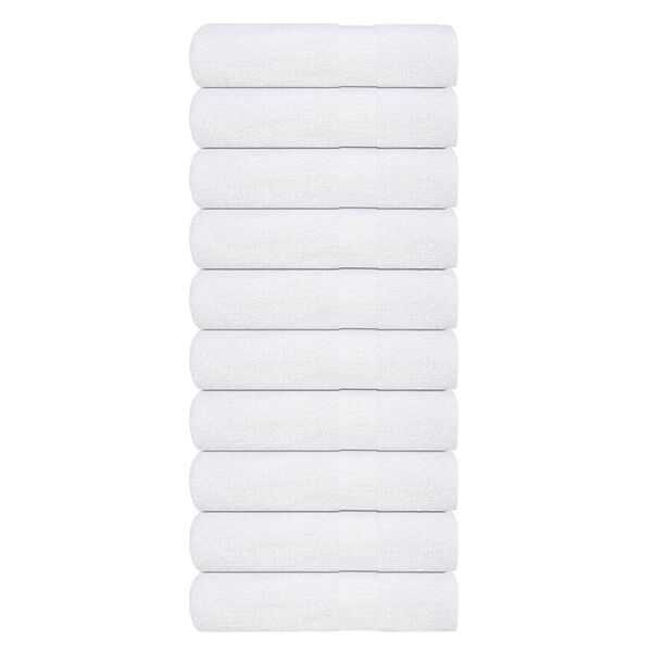 vidaXL Serviettes de douche FROGN 10 pcs blanc 70x140 cm 360 g/m&sup2;