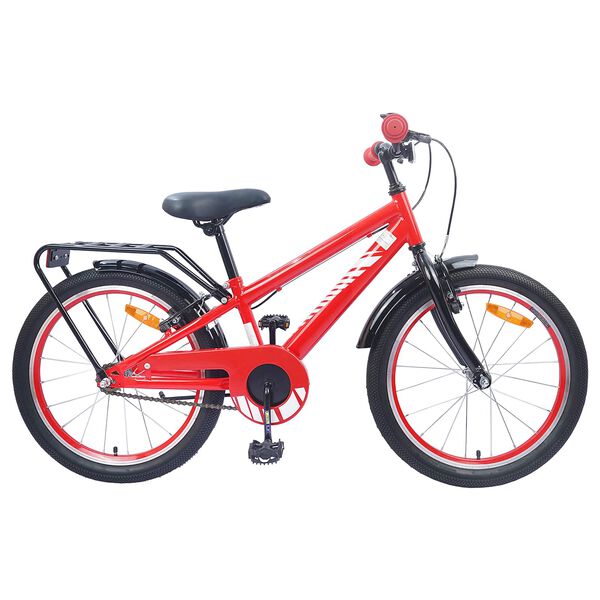 vidaXL V&eacute;lo pour Enfants 18 Pouces pour les 5-7 ans Rouge