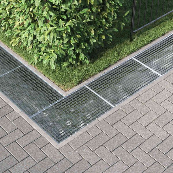 vidaXL Grille Argent 80 x 50 x 2 cm Acier galvanis&eacute; &agrave; chaud