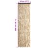 vidaXL Moustiquaire Beige 56x200 cm Chenille