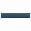 vidaXL Coussins de canapé 2 pcs Bleu 200 x 40 cm tissu