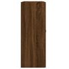 vidaXL Armoires murales 2 pcs ch&ecirc;ne marron bois d'ing&eacute;nierie