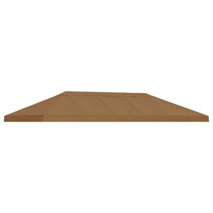 vidaXL Housse de canop&eacute;e de gazebo 6 x 3 m Beige Polyester 190