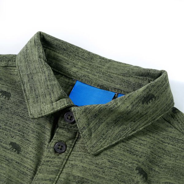 Chemise pour enfants kaki mélangé 92