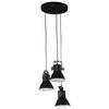 vidaXL Lampe suspendue 25 W noir 30x30x100 cm E27