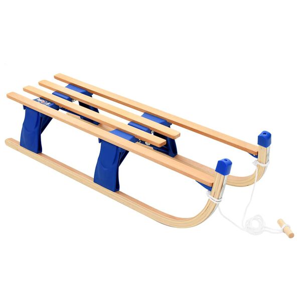 vidaXL Traîneau pliable en bois 110 cm