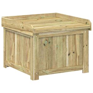 vidaXL Coffre &agrave; coussins d'ext&eacute;rieur Bois de pin impr&eacute;gn&eacute;