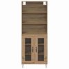 vidaXL Haut Armoire 2 pcs Ch&ecirc;ne artisanal Bois d'ing&eacute;nierie