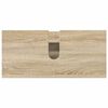 vidaXL Ensemble de mobilier de salle de bain 3 pcs Ch&ecirc;ne Sonoma