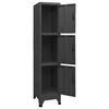 vidaXL Armoire à casiers Anthracite 38x45x180 cm Acier
