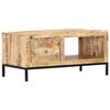 vidaXL Table basse 88x50x42 cm Bois de manguier massif